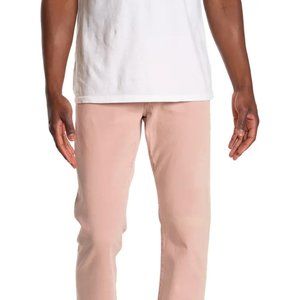 AG Men's 36 x 34 Salmon Pink Graduate Tailored Slim Straight Leg Jeans $170